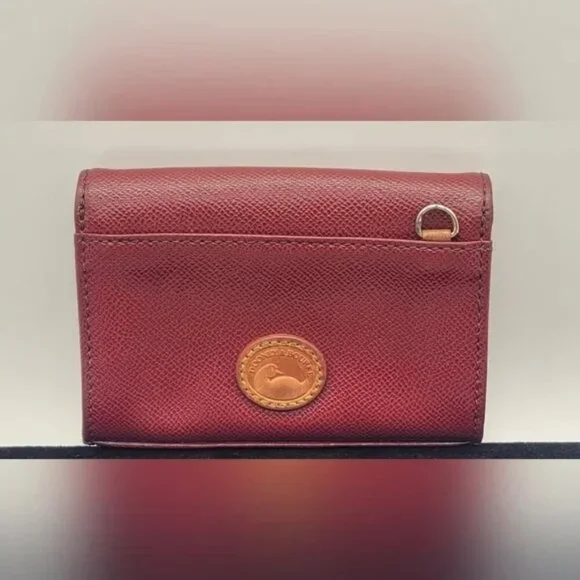 DOONEY & BOURKE JANINE SAFFIANO LEATHER COIN PURSE - Picture 4 of 5